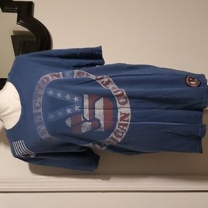 Affliction Live Fast Blue T-shirt size 2XL